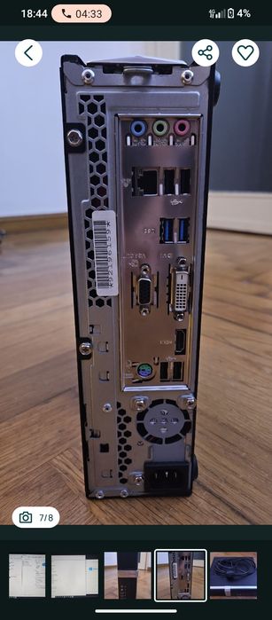 Mini desktop 500 GB 8GB RAM Windows 10 pro 64 bits