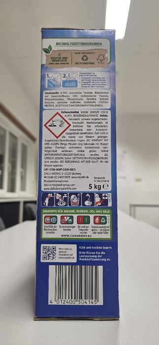 Proszek do prania uniwersalnego Dalli 100 prań z Niemiec