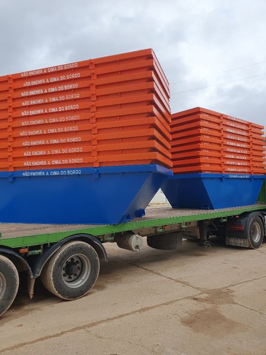 VENDEMOS CONTENTORES de 6m³ para entulho novos e usados DESDE