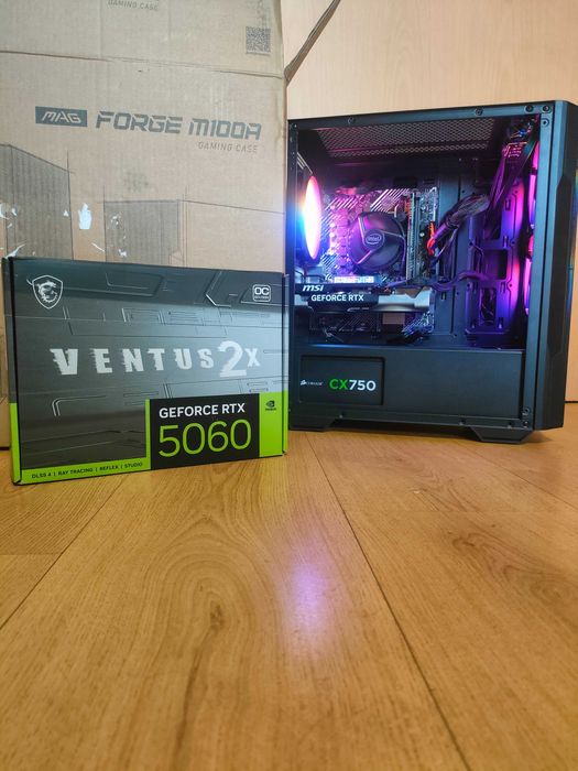 intel i5 11400 MSI RTX 5060 SSD Komputer do gier