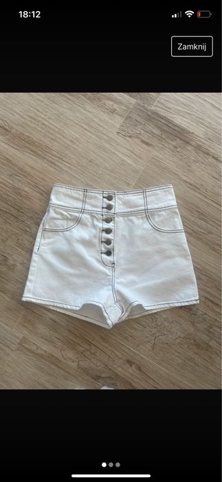 Szorty białe Forever 21