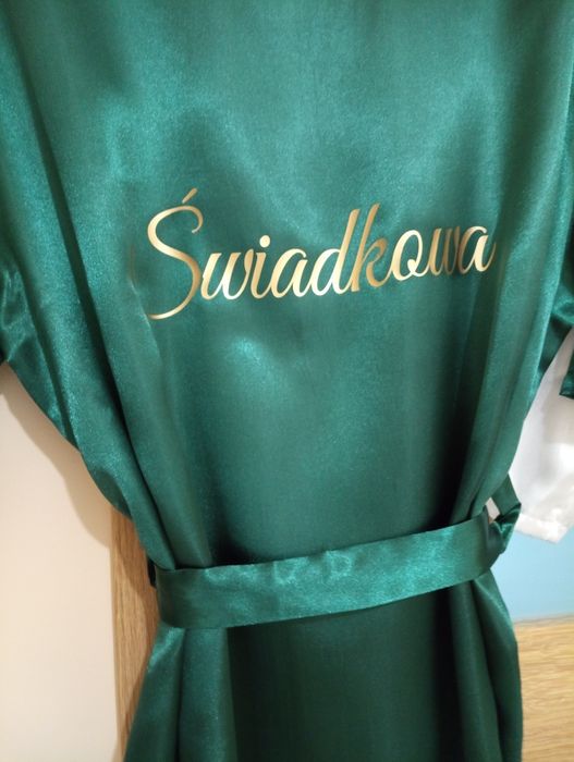 Komplet szlafroków ślubnych dla Panny Młodej, Świadkowej i Mamy