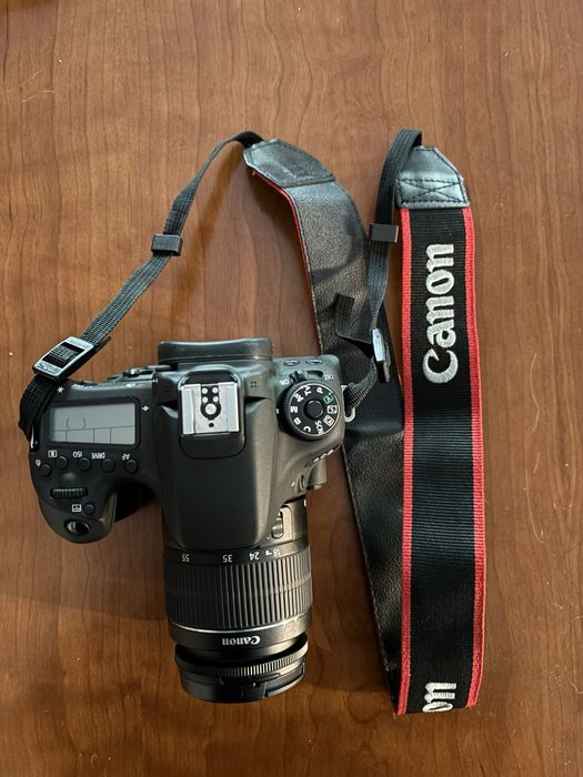 Maquina Fotografica Canon EOSD & objetiva 18-55: c/ nova, preço 5*