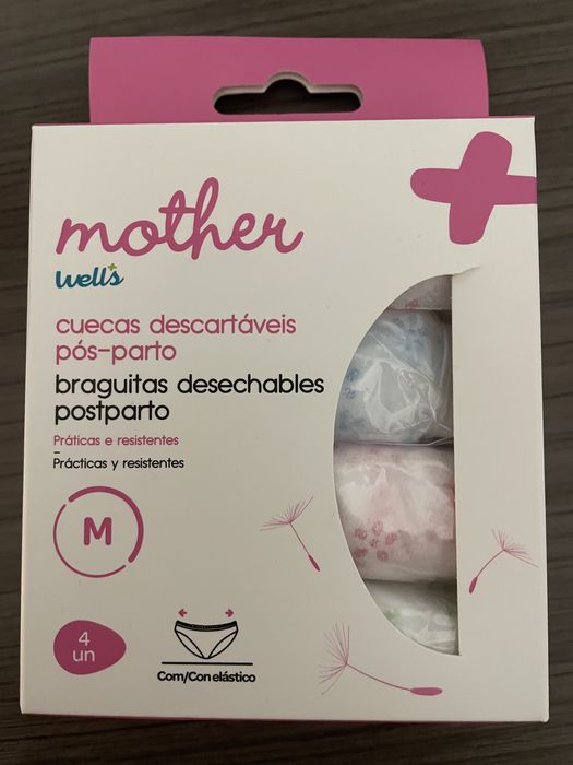 Cuecas descartáveis pós-parto