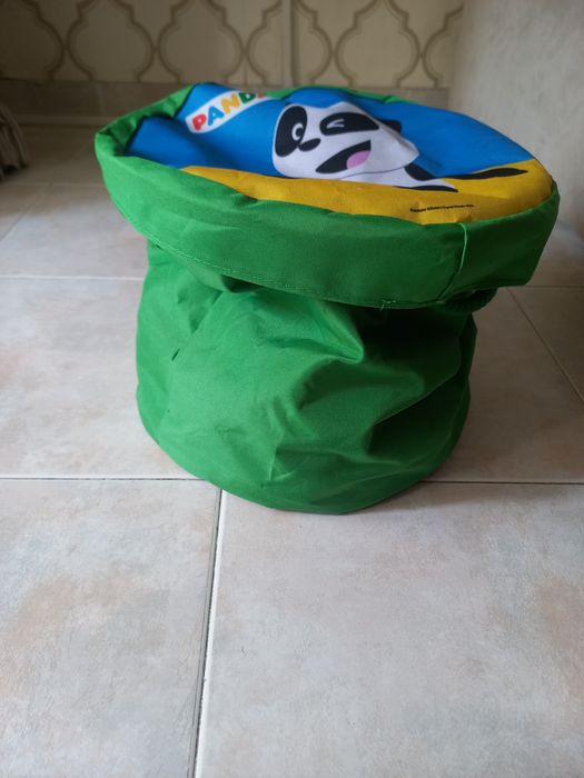 Balde com Tapete do Panda 3 em 1