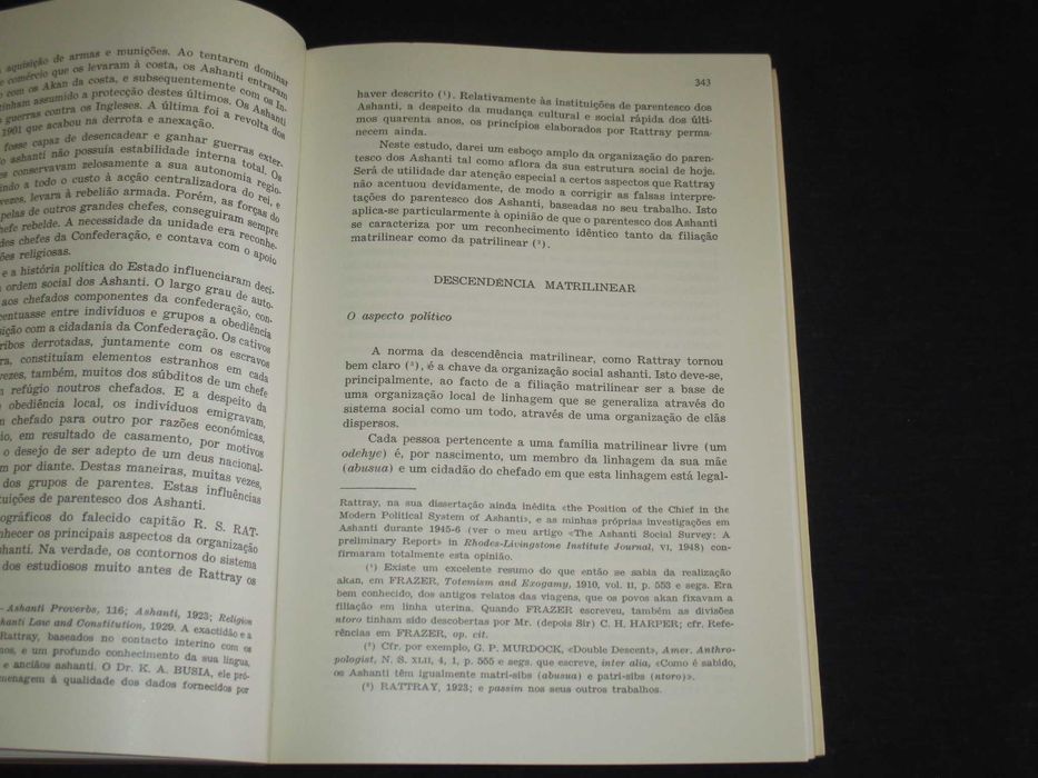 Livro Sistemas Políticos Africanos de Parentesco e Casamento