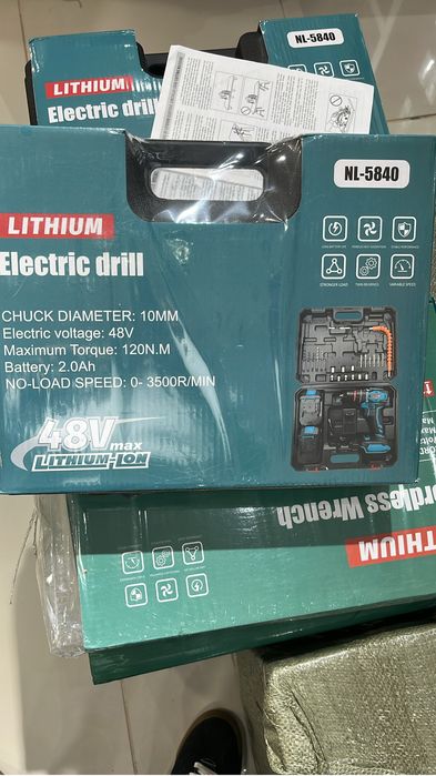 Maquina de furar e aparafusadora cabeça em aço modelo profissional