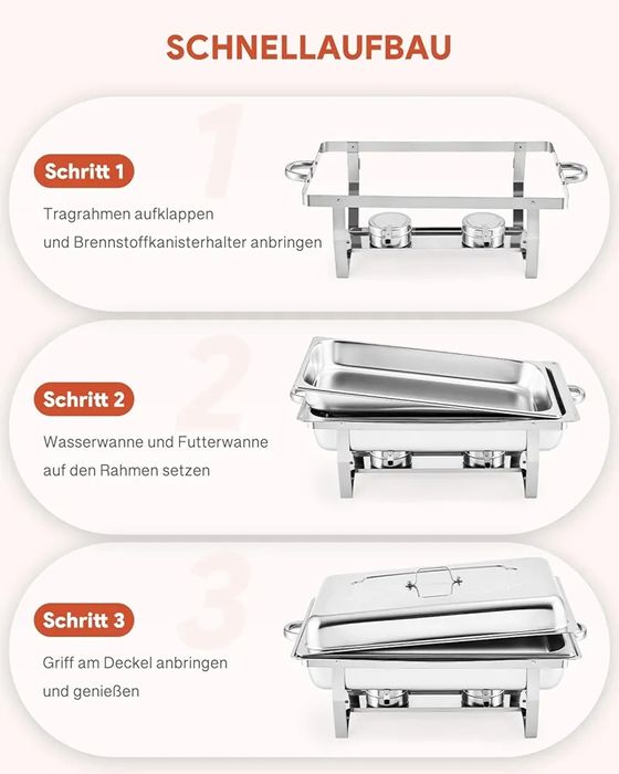 Podgrzewacz do żywności, 9 l, 2 sztuki,