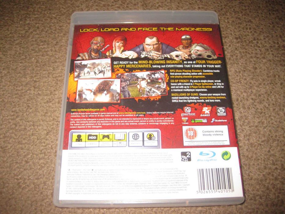 Jogo "Borderlands" para PS3/Completo!