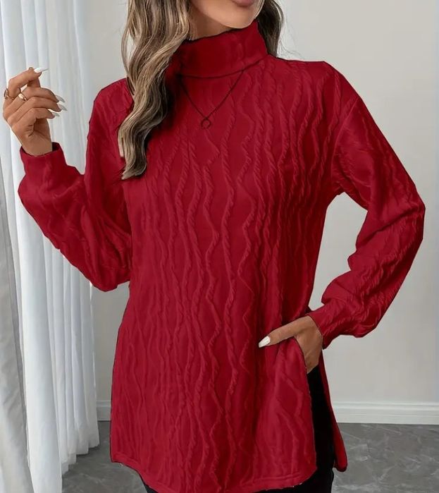 Novidade camisola de gola