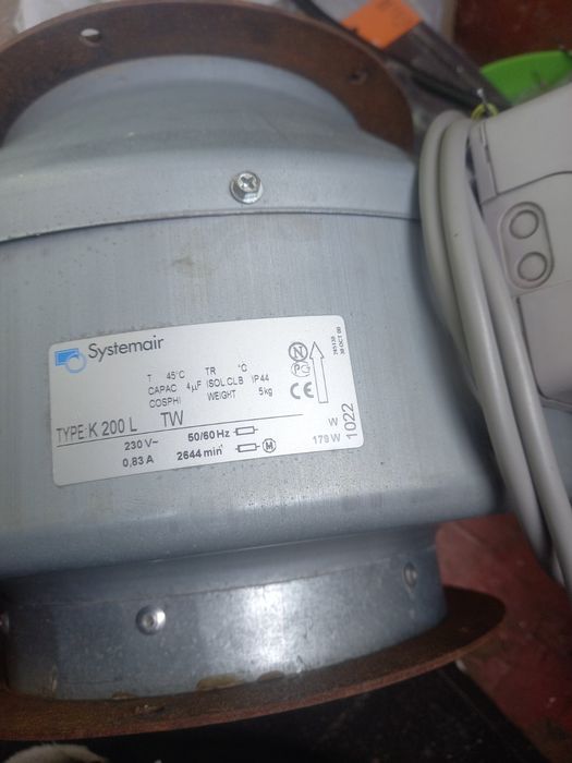 Вентиляція канальна Systemair K200L