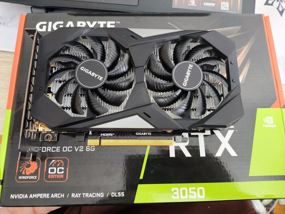 Відеокарта RTX3050 6GB Gigabyte