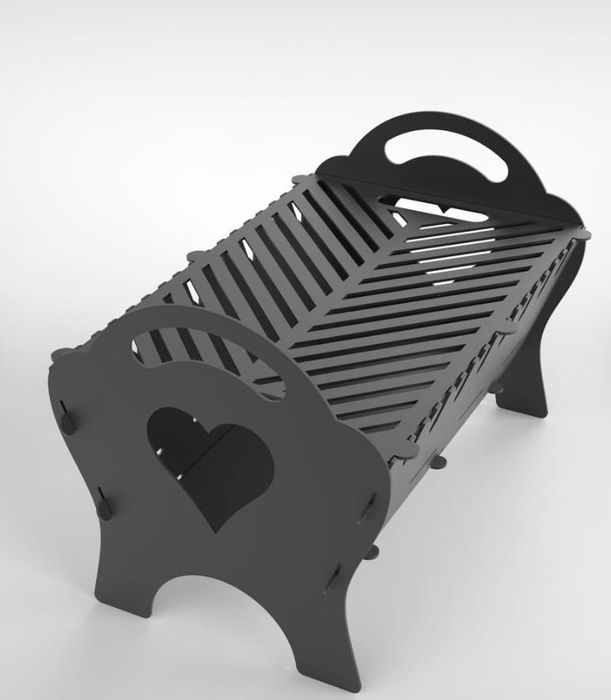 Grill ogrodowy metalowy | Imię / napis | Nowy