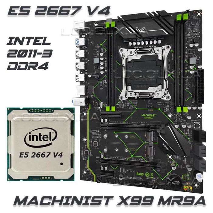 Комплект MACHINIST X99 MR9A  / E5 2667 v4 / 16GB intel xeon lga 2011-3 x99 ddr4 зеон ксеон