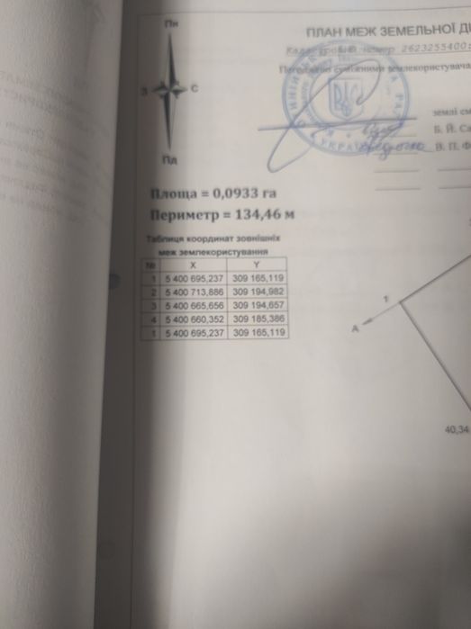 Продам земельну ділянку під будівництво.