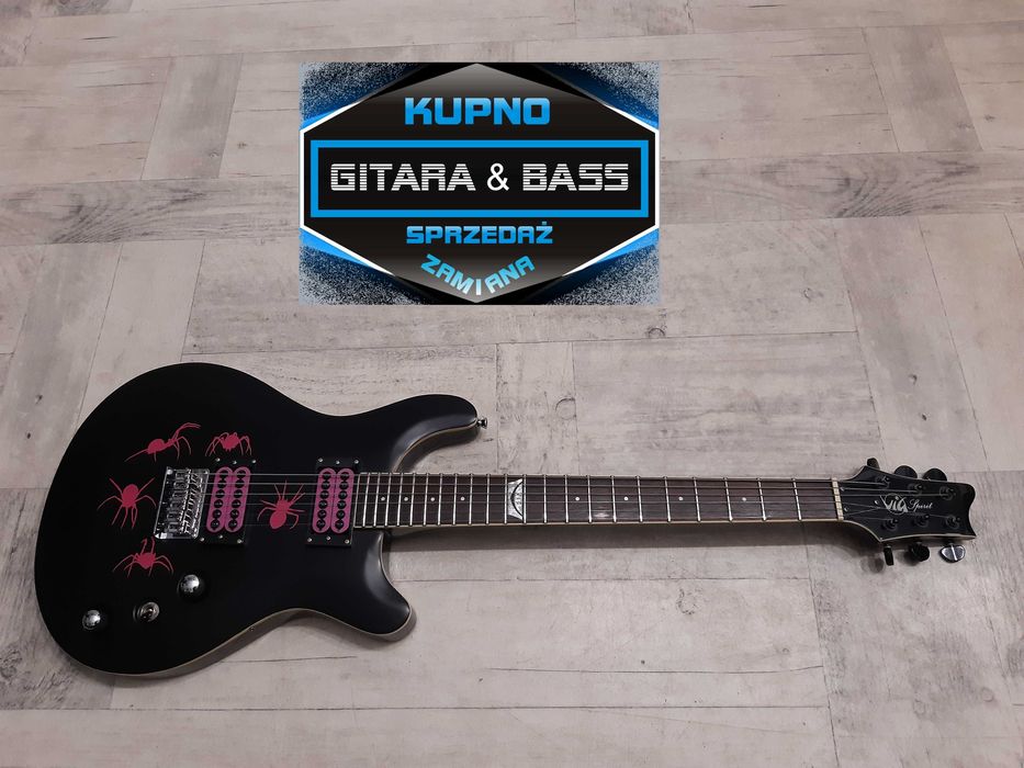 Gitara VIG Spirit Pro -Black- do Metalu -HH- wysyłka Gratis - zamiana