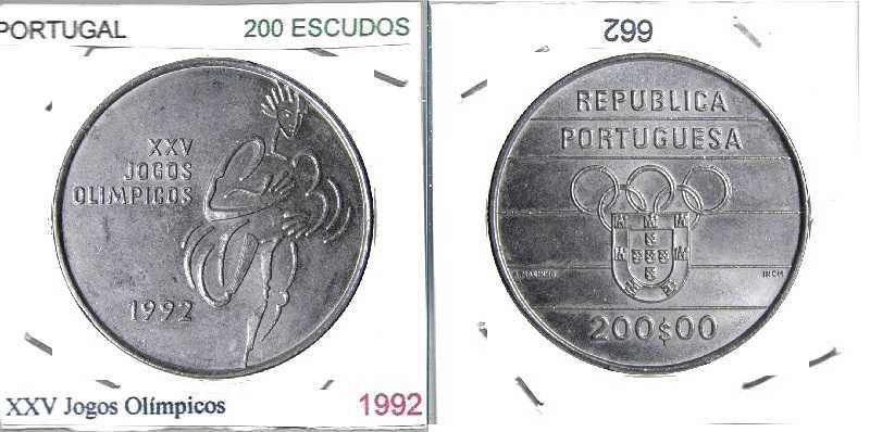 Jogos Olímpicos de Barcelona - - - 200$00 - 1992 - - - - - Moeda