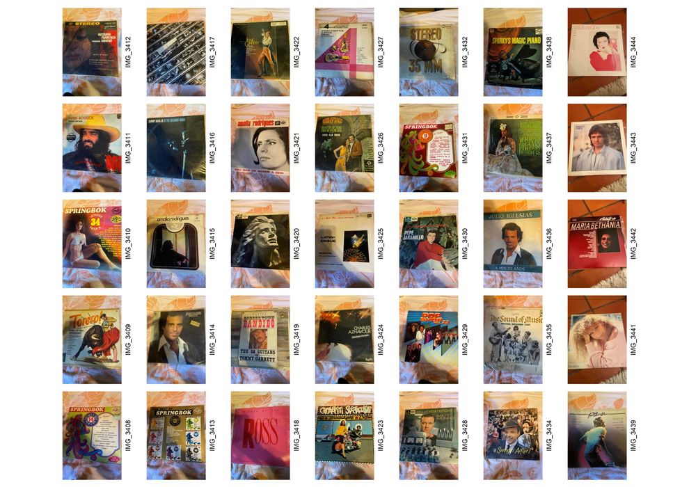 Discos Vinyl records