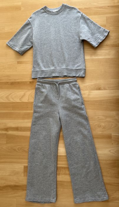 Zara dres komplet bluza i spodnie roz S