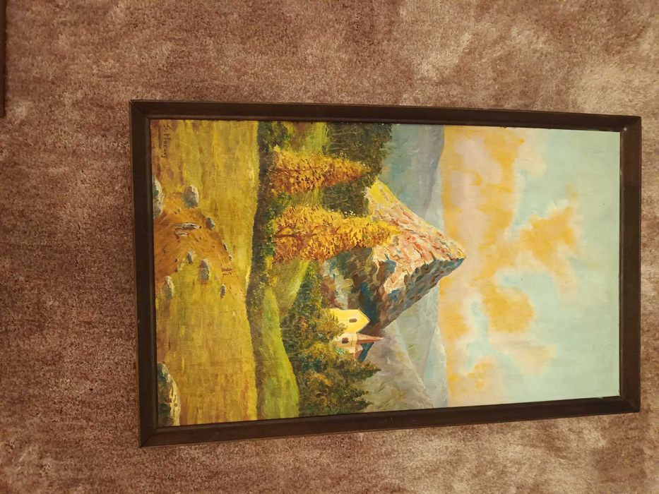 Quadro Paisagem de S Moraes (emoldurado a 14 janeiro 1985)