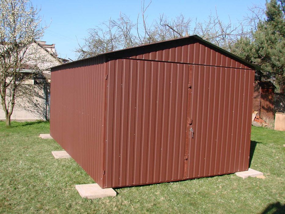 Garaż ocynk grafit brąz orzech złoty dąb garaże kolor