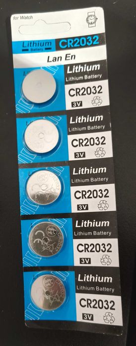 5 Pilhas CR2032