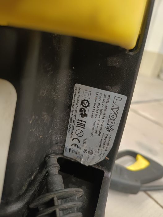 Myjka ciśnieniowa Lavor rise HR 145 uszkodzona