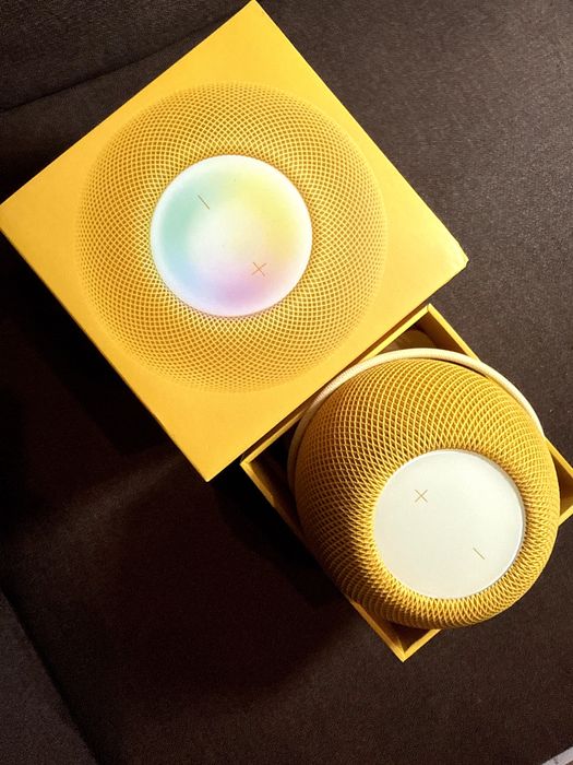 Колонка Apple HomePod mini Space White Blue Yellow Orange