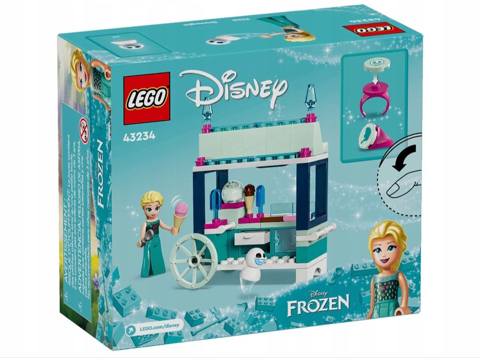 LEGO Disney 43234 Mrożone smakołyki Elzy Olaf i Elza