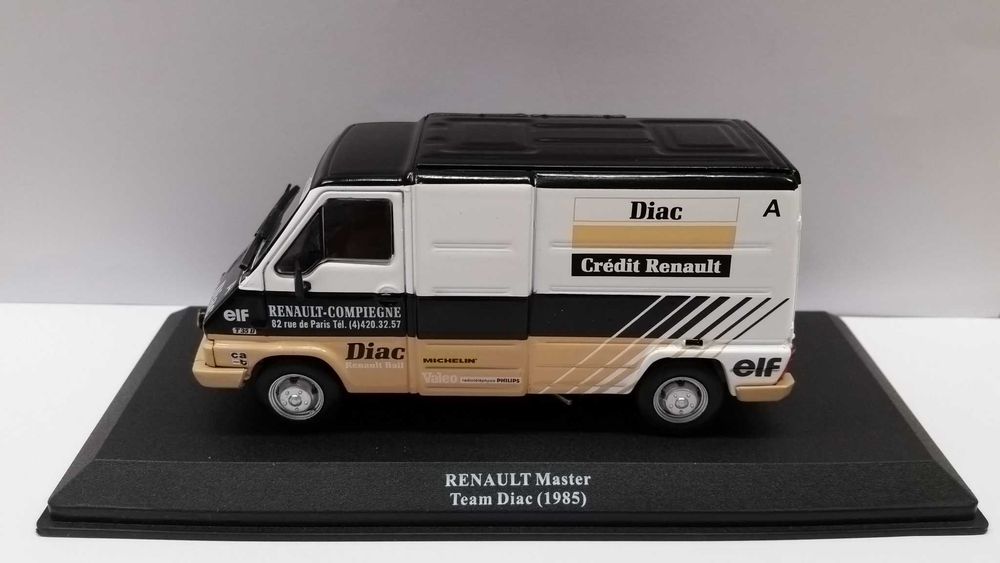 Miniaturas carrinhas assistência rally
