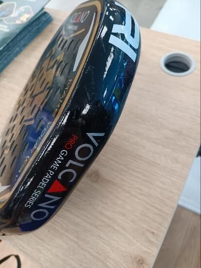 raquete papel volcano cartri