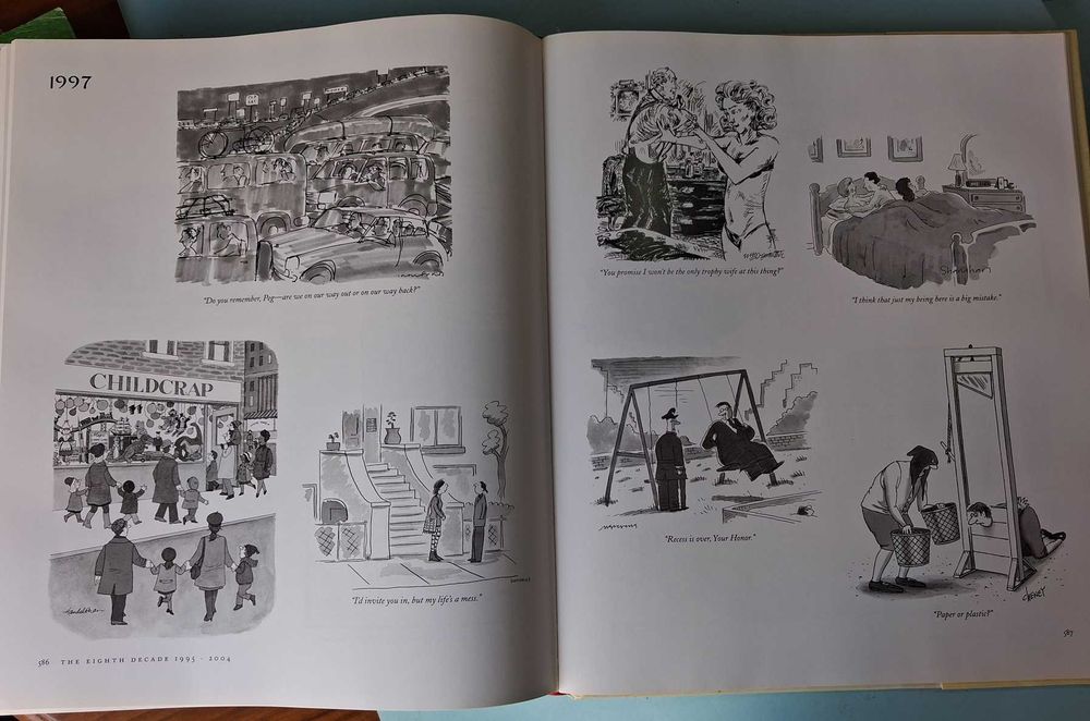 The Complete Cartoons of The New Yorker - livro de luxo com 670 páginas.