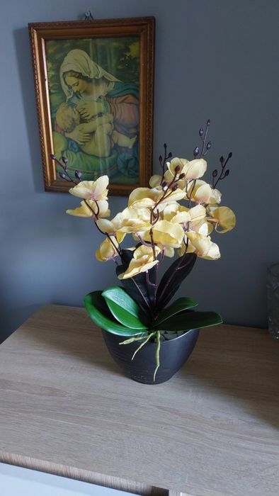 Nowe storczyki pięcio-pędowe sztuczne kwiaty storczyk