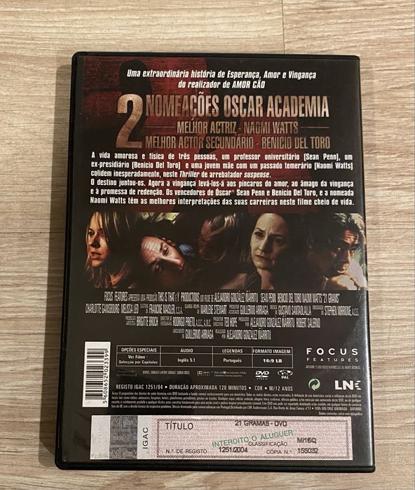 21 gramas - DVD - Inarritu