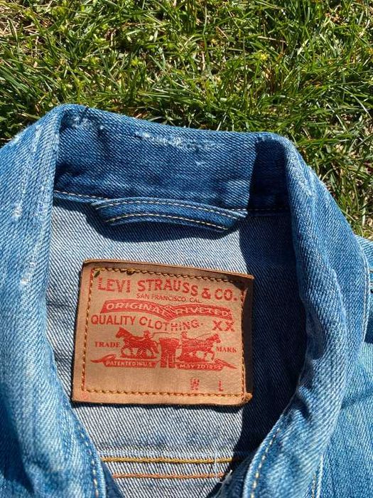 Kurtka jeansowa Levis Laguna Brach California denim SM sky blue katana