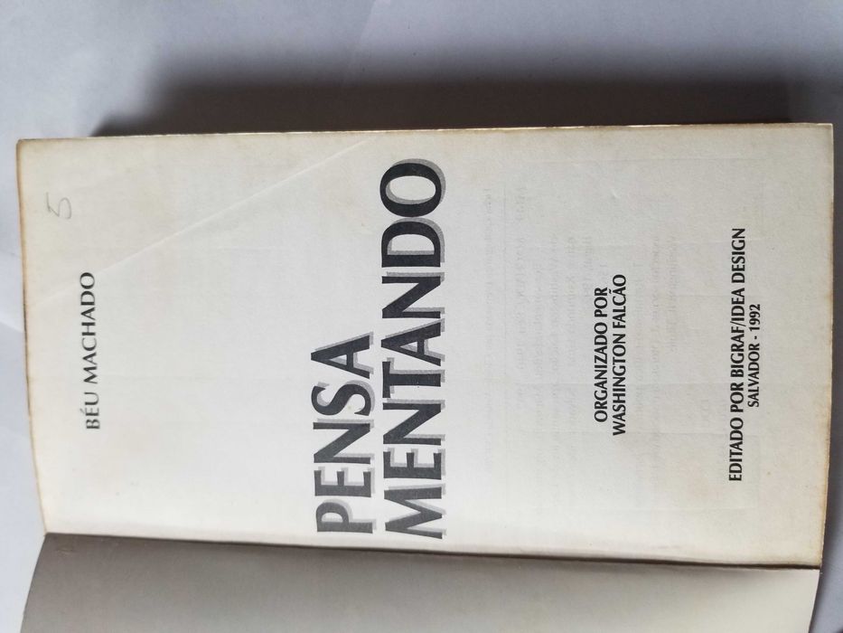 Livro Ref Cx B - Béu Machado - Pensa Mentando