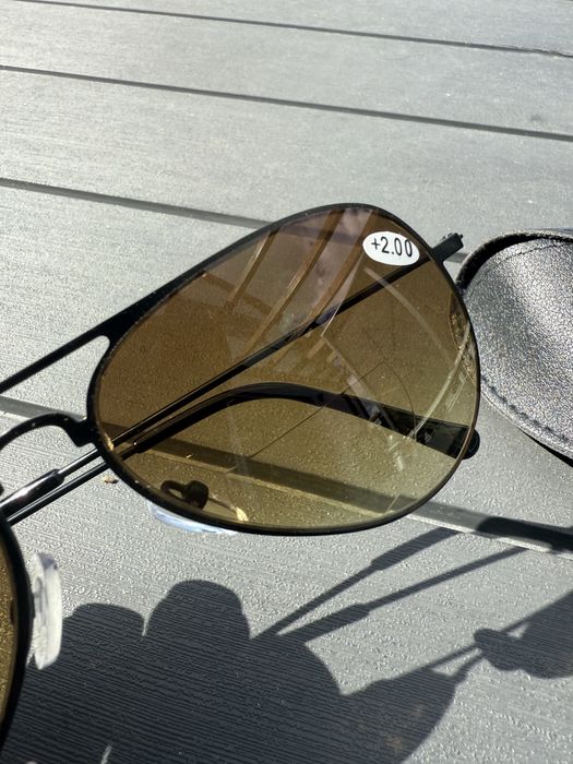 Okulary przeciwsloneczne do czytania unisex +2,00 NOWE