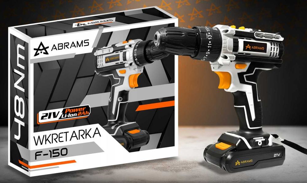 Nowa WIERTARKO WKRĘTARKA Wiertarka Akumulatorowa Udarowa Aku + GRATIS
