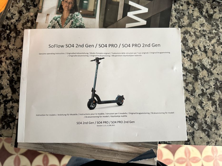 Trotinete eletrica Soflow SO4 pro Gen 1