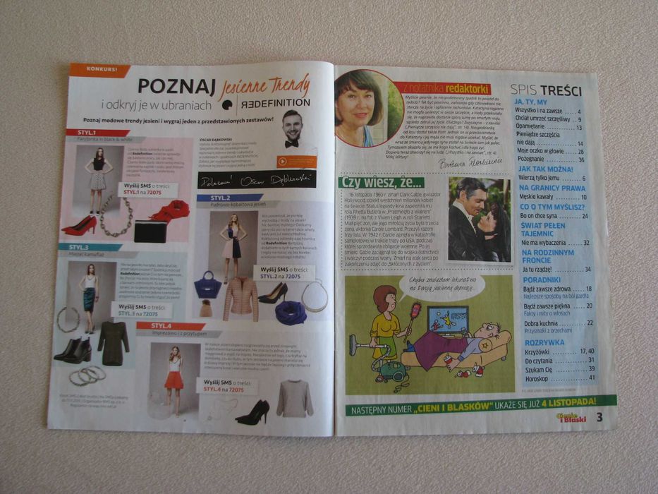 Cienie i blaski - nr 11 listopad 2015 r. i nr 1 styczeń 2016 r.