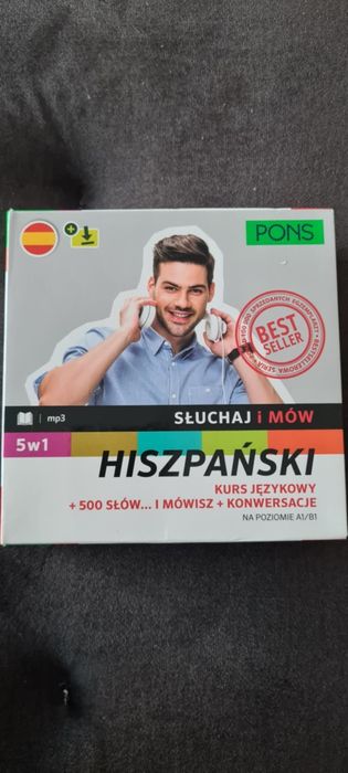 Hiszpański kurs językowy a1 b1 500 słów + mp3