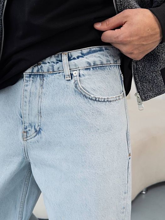 Джинси чоловічі, джинсы мужские свободные широкие relaxed jeans M