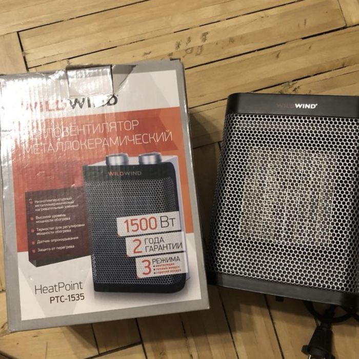 Тепловентилятор металокерамічний Wild Wind PTC-1535