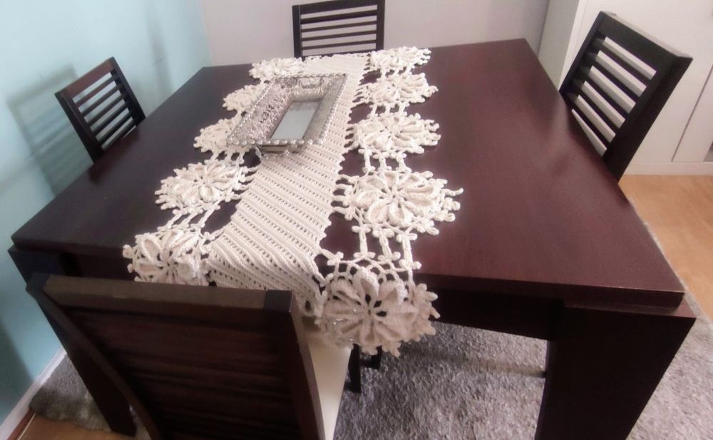 Mesa jantar + 4 cadeiras