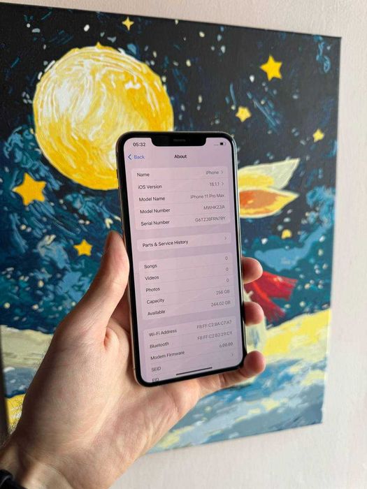 Iphone 11 pro max 256 gb, ідеальний стан, гарантія, айфон 11 про макс 256 гб