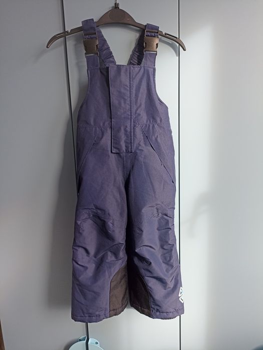 Spodnie narciarskie na sanki 86/92 granatowe