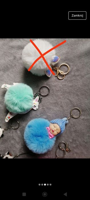 Bryloki, pompony, zawieszki warkocze