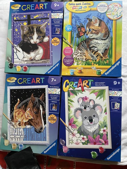 Ravensburger .Нові, гарні малюнки за номерами