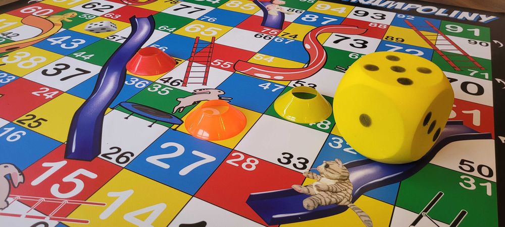 Gra Ślizgawki, Drabiny i Trampoliny, Mata animacyjna 1,5m x 1,5m