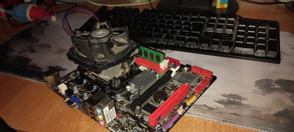 Комплект. Материнка+проц+озу